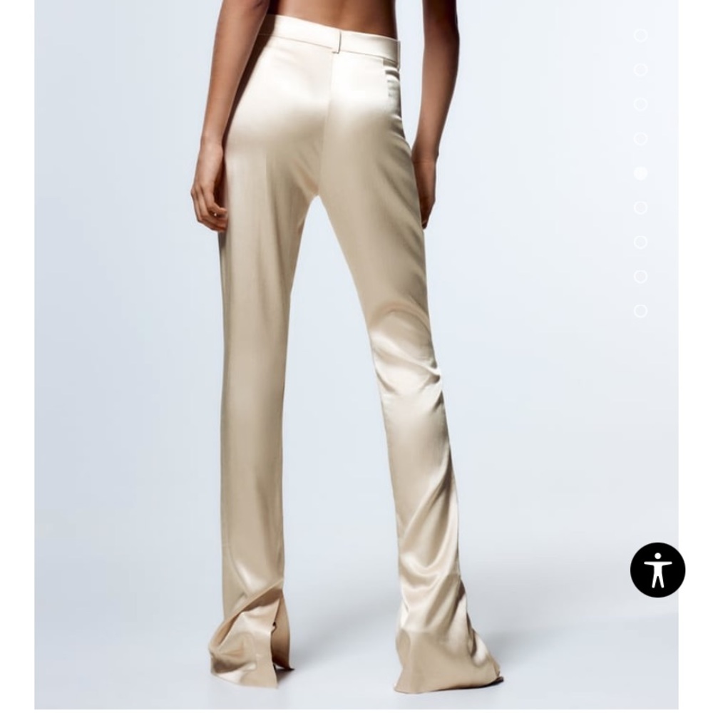 Zara Satin Pants - Picture 3 of 8